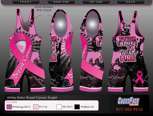 Breast Cancer Full Sublimated Singlet