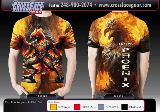 Team Phoenix Full Sublimated Short Sleeve Shirt