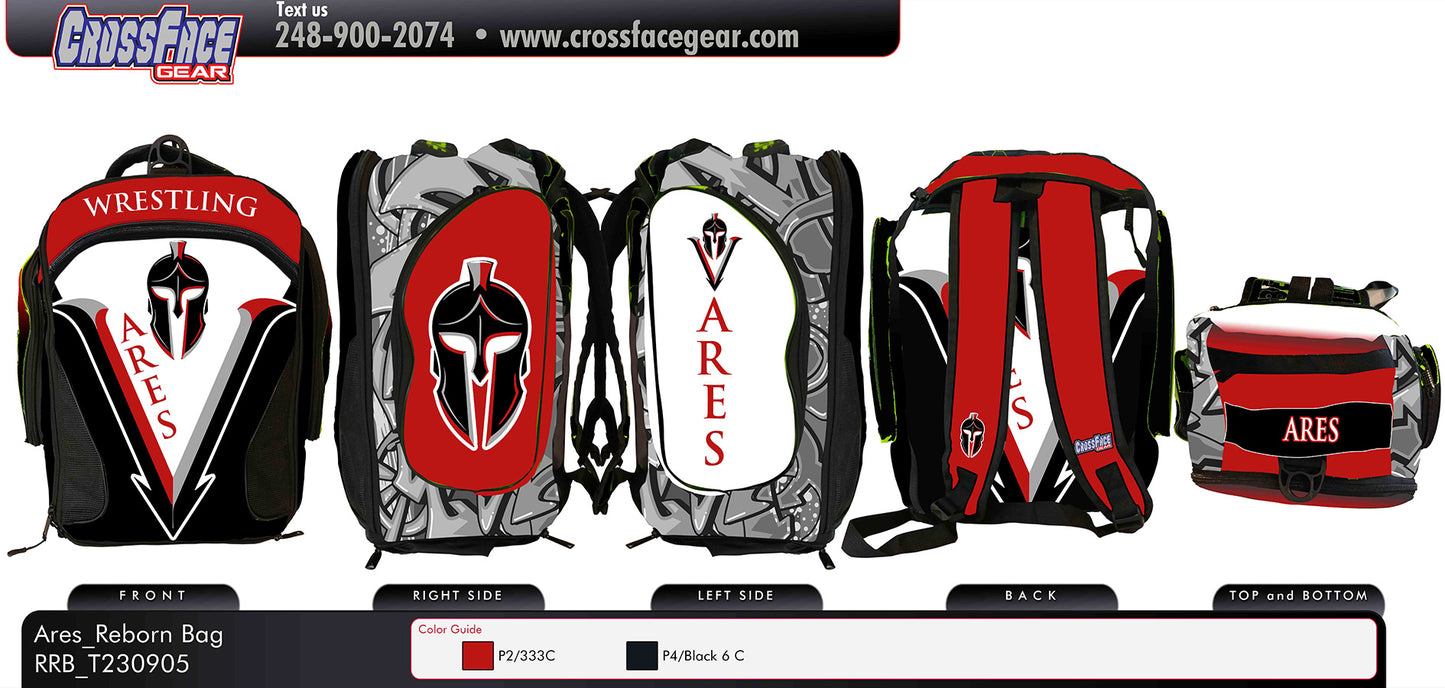 Ares Wrestling Reborn Bag (WHITE) – crossfaceGEAR