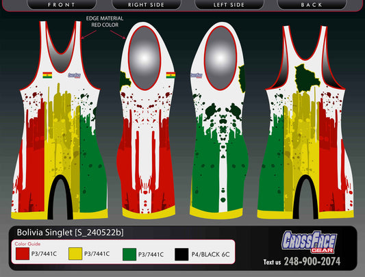 Bolivia Full Sublimated Singlet