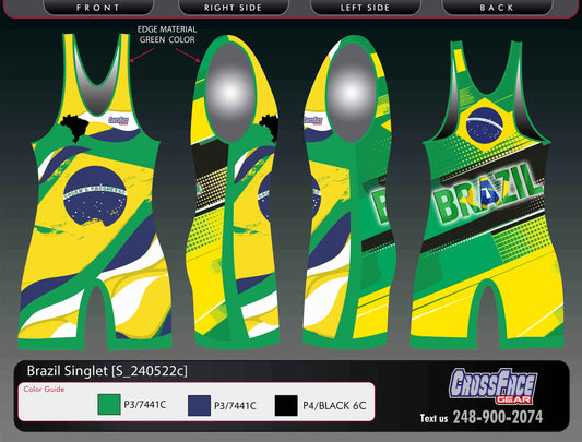 Brazil Full Sublimated Singlet