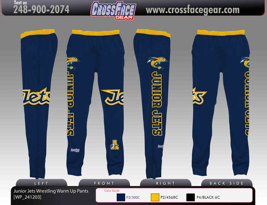 Airport Junior Jets Full Sublimated Warm Up Pants (BOYS)