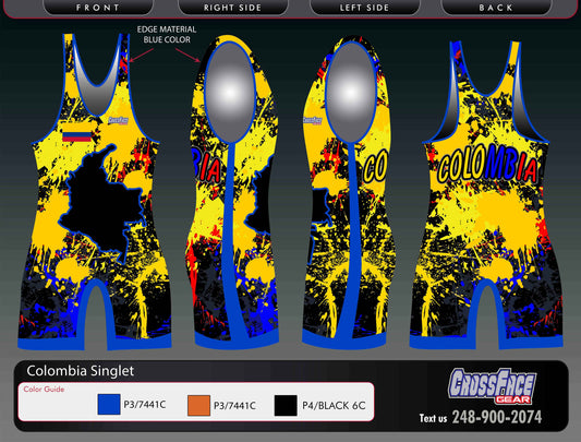 Colombia Full Sublimated Singlet