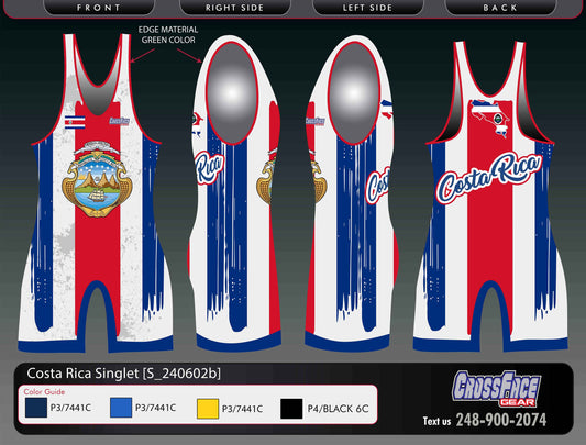 Costa Rica Full Sublimated Singlet