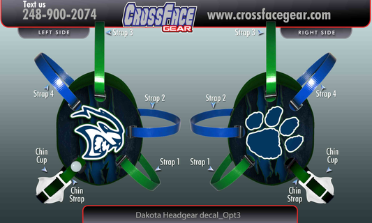 Dakota Wrestling Club Custom Wrestling Headgear 3