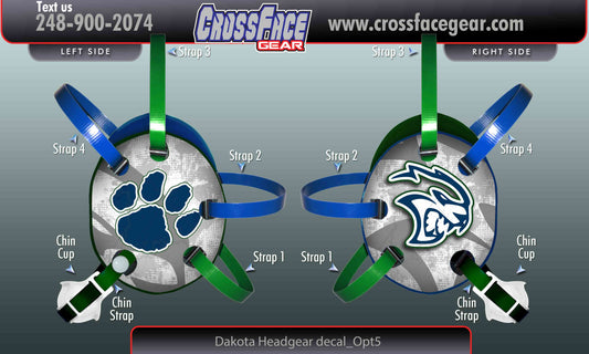 Dakota Wrestling Club Custom Wrestling Headgear 5