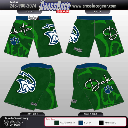 Dakota Wrestling Club Athletic Short 2