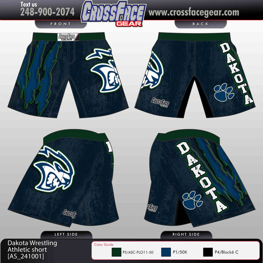 Dakota Wrestling Club Athletic Short 3