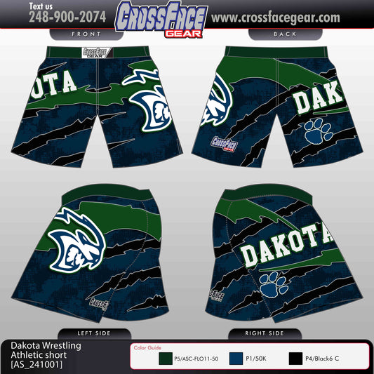 Dakota Wrestling Club Athletic Short 4