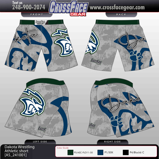 Dakota Wrestling Club Athletic Short 5