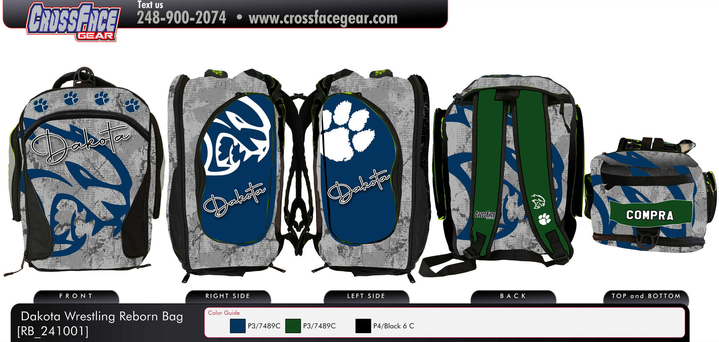 Dakota Wrestling Club Reborn bag