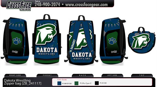 Dakota Wrestling Club Zipper Bag 2