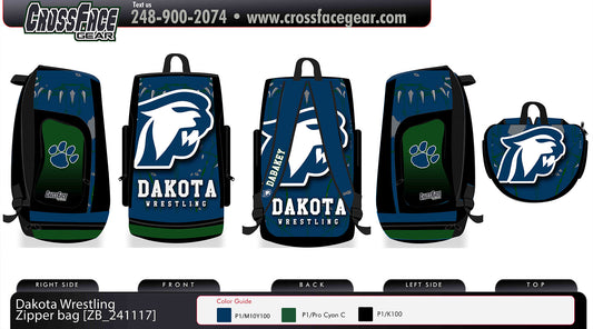 Dakota Wrestling Club Zipper Bag 3