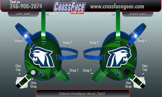 Dakota Wrestling Club Custom Wrestling Headgear 2