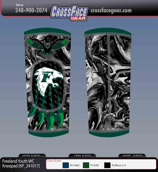 Freeland Youth Wrestling Club Custom Kneepads