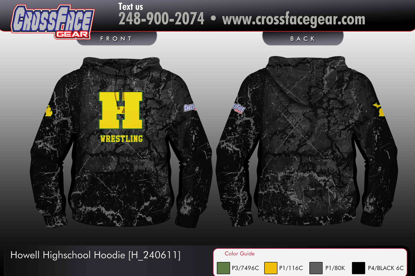 Howell Highschool Full Sublimated Hoodie