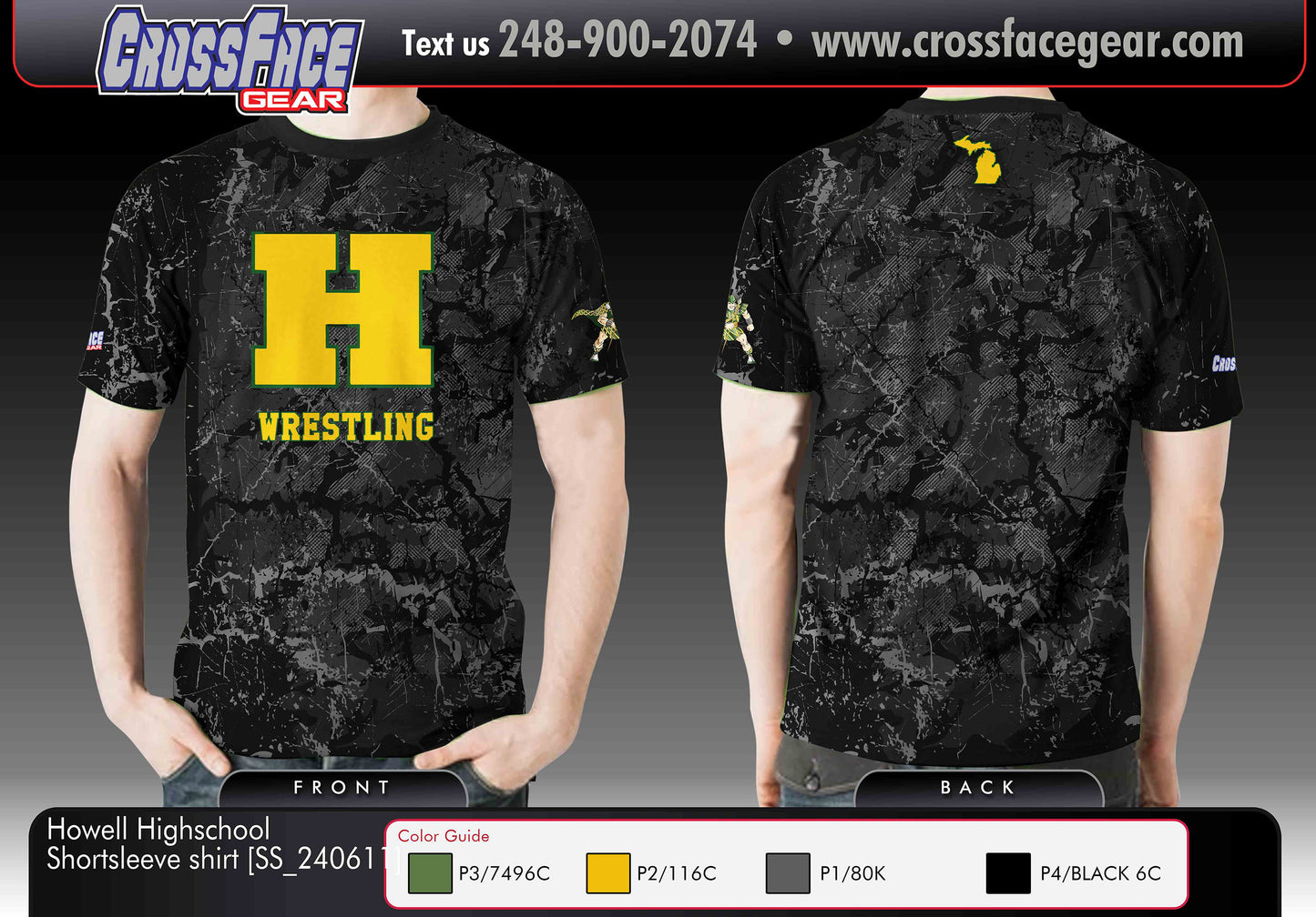 Howell Highschool Full Sublimated Short Sleeve Shirt