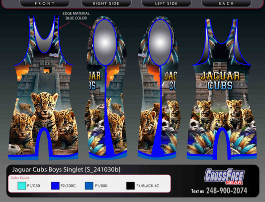 Jaguar Cubs Full Sublimated Singlet