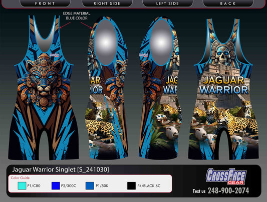 Jaguar Warriors Full Sublimated Singlet V2