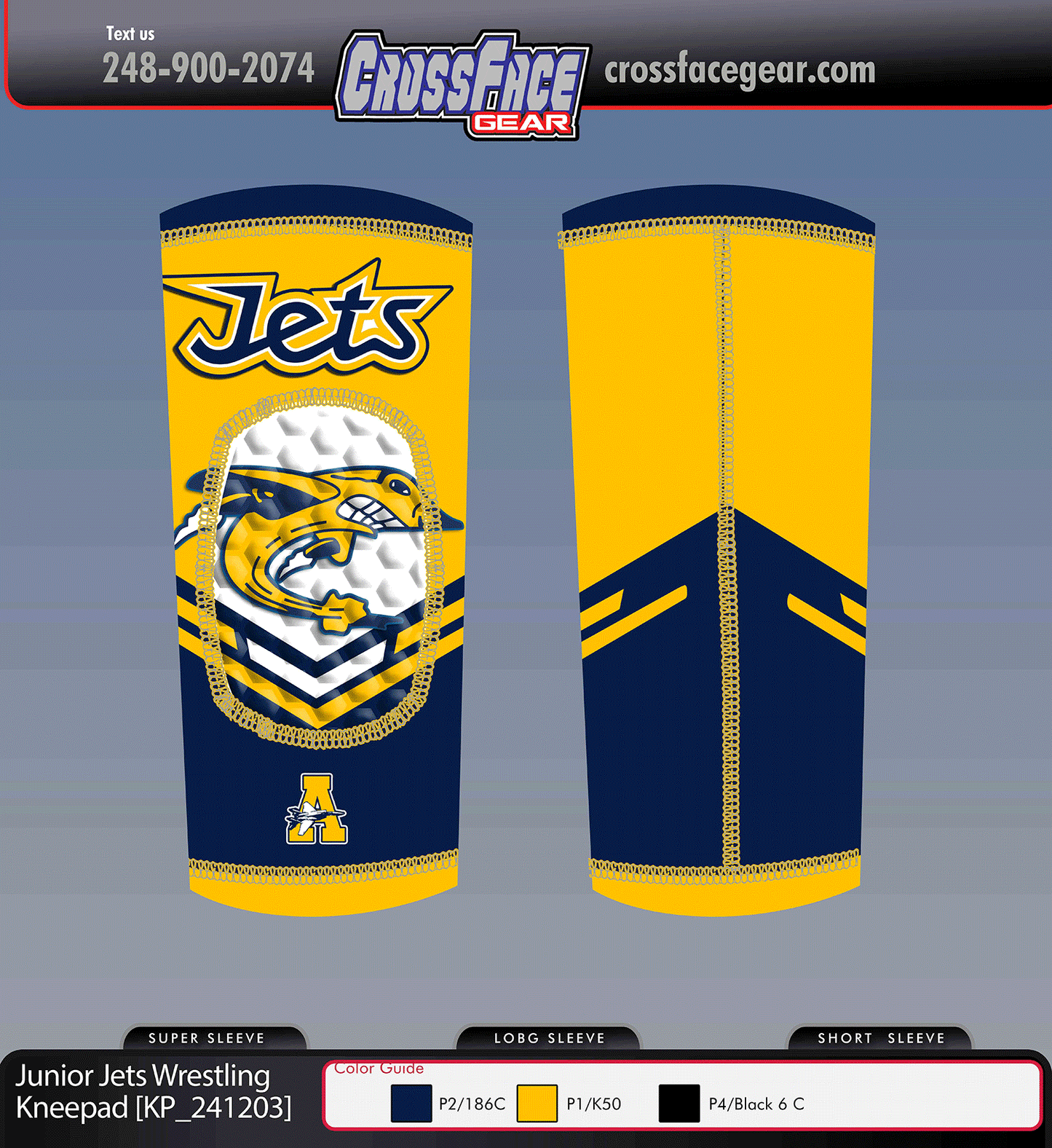 Airport Junior Jets Custom Kneepads (BOYS)