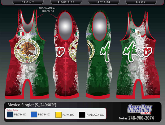 Mexico Full Sublimated Singlet