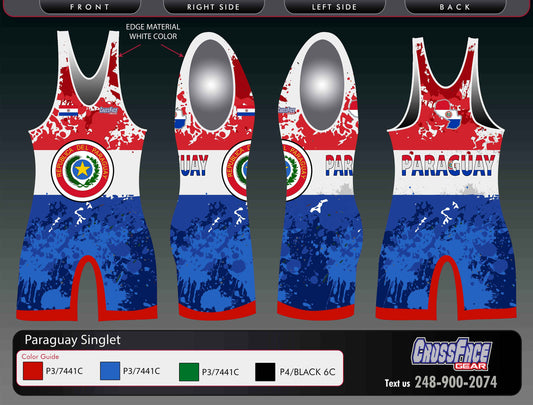 Paraguay 2 Full Sublimated Singlet