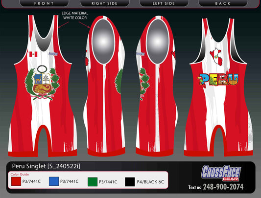 Peru Full Sublimated Singlet