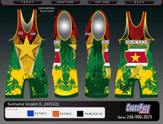 Suriname Full Sublimated Singlet