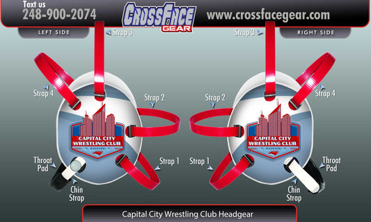 Capital City Wrestling Club Custom Headgear