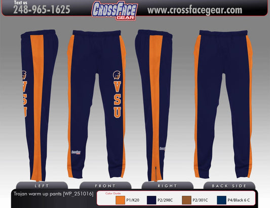 VSU Trojan Explosion Full Sublimated Warm Up Pants