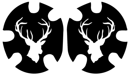 Deer Silhouette  Headgear Decal