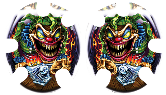 Evil Clown Headgear Decal