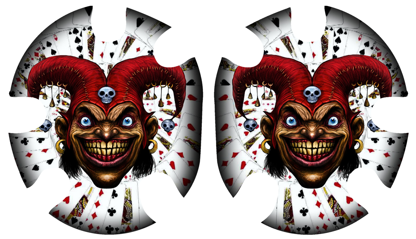 Joker Jester Headgear Decal
