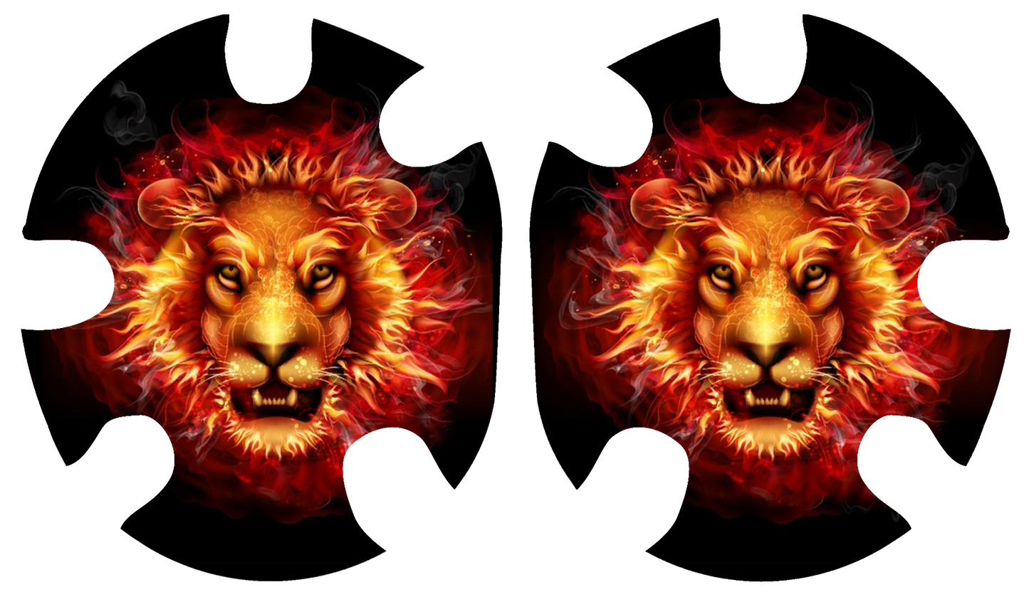 Majestic Lion Headgear Decal