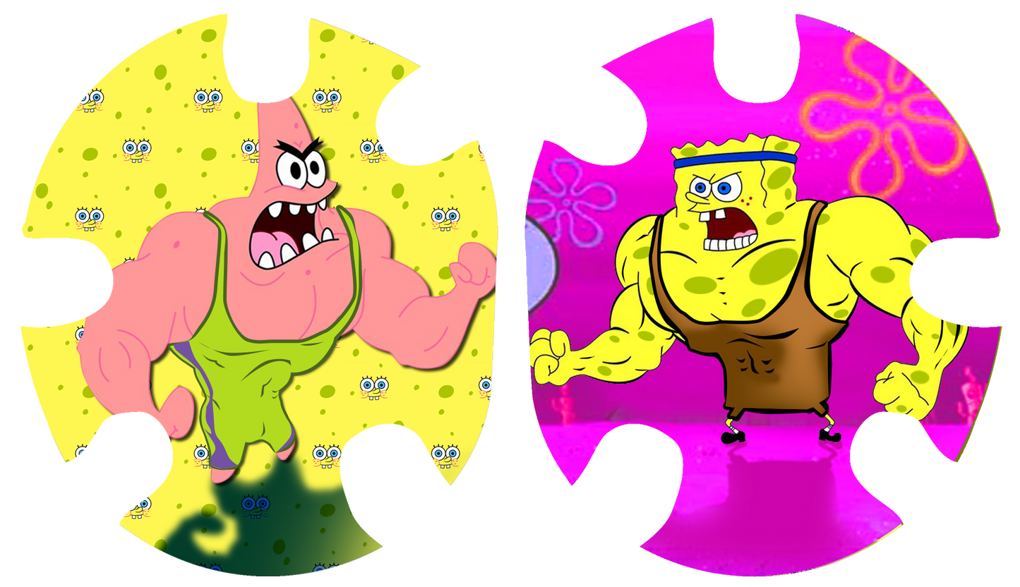 Spongebob x Patrick Headgear Decal