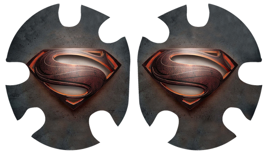 Superman GRAY Headgear Decal