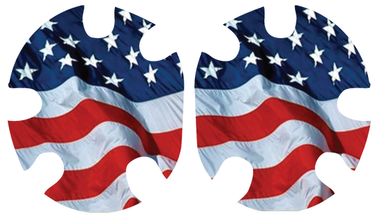 USA Flag Headgear Decal