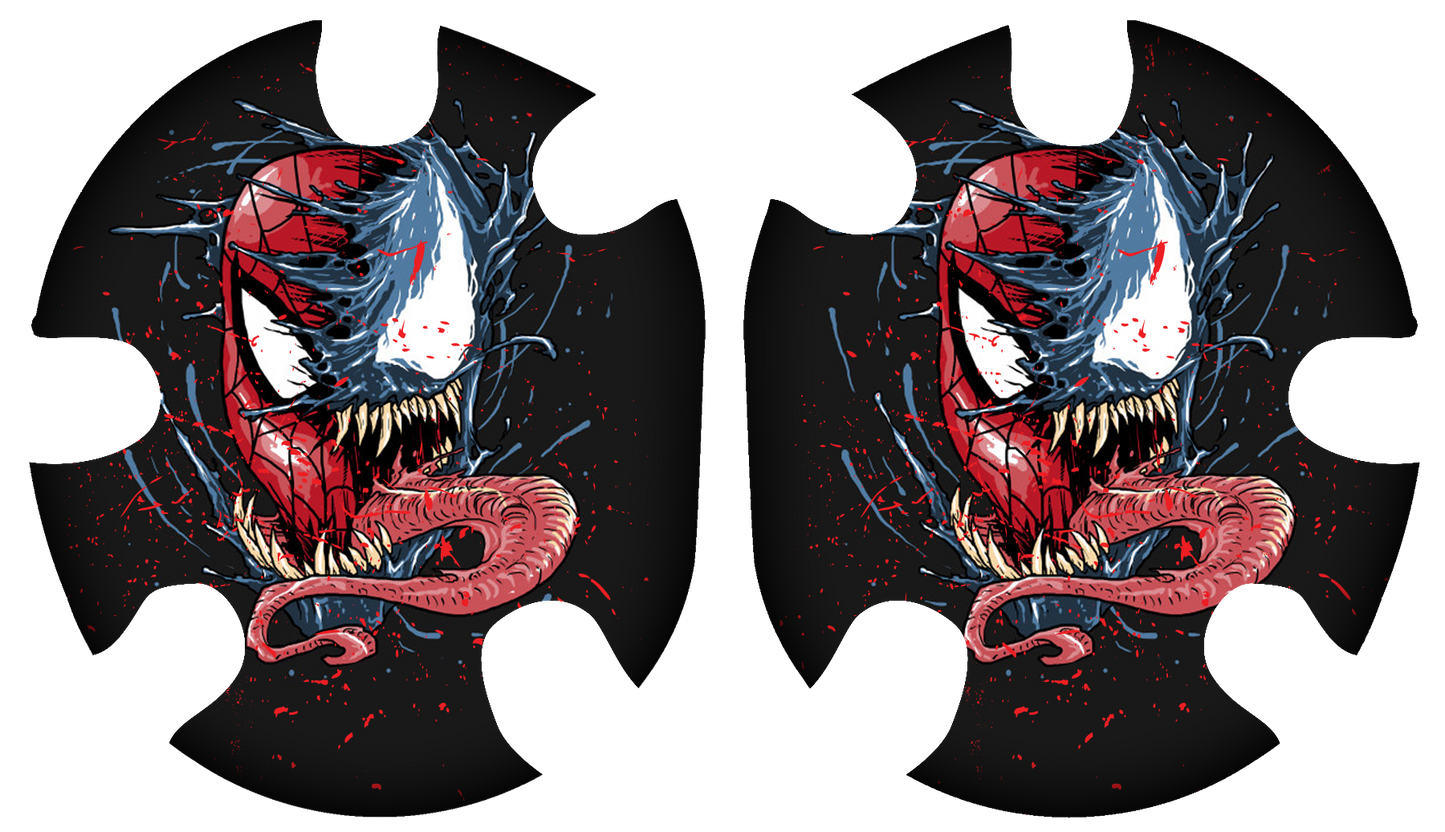 Venom x Spiderman Headgear Decal